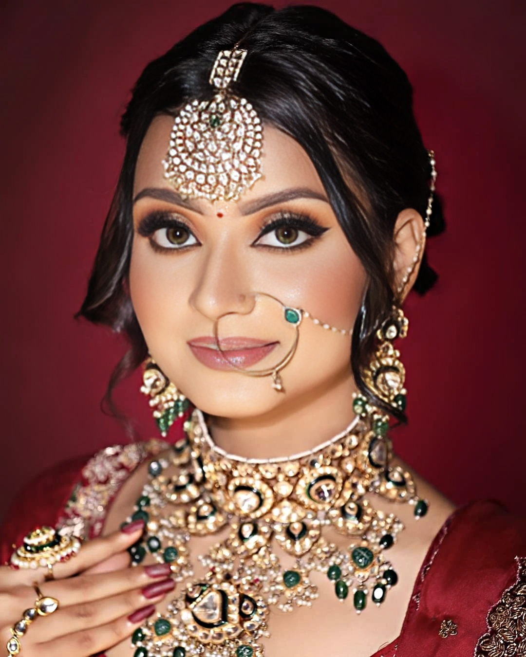 Bridal makeup by Divya Singh Bishnoi