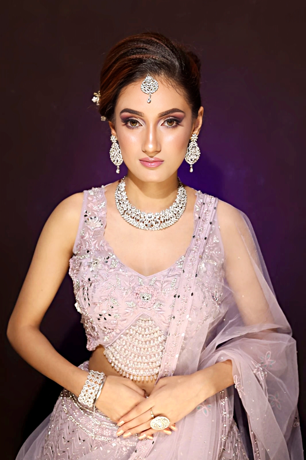 Lilac editorial makeup by DSB Makeovers