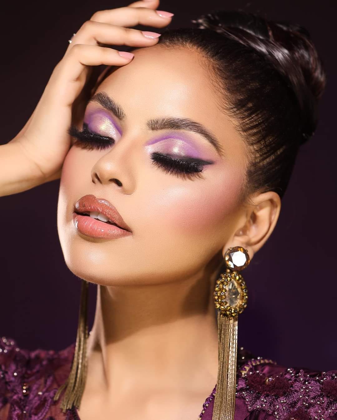 Violet editorial makeup by DSB Makeovers