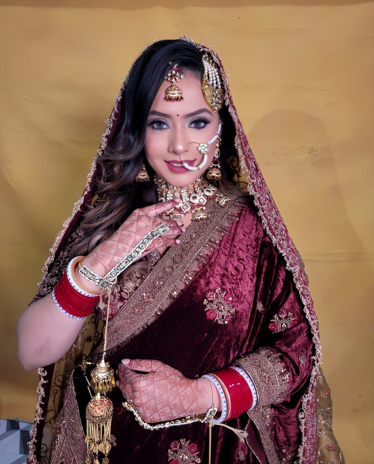Velvet bridal makeup by DSB Makeovers