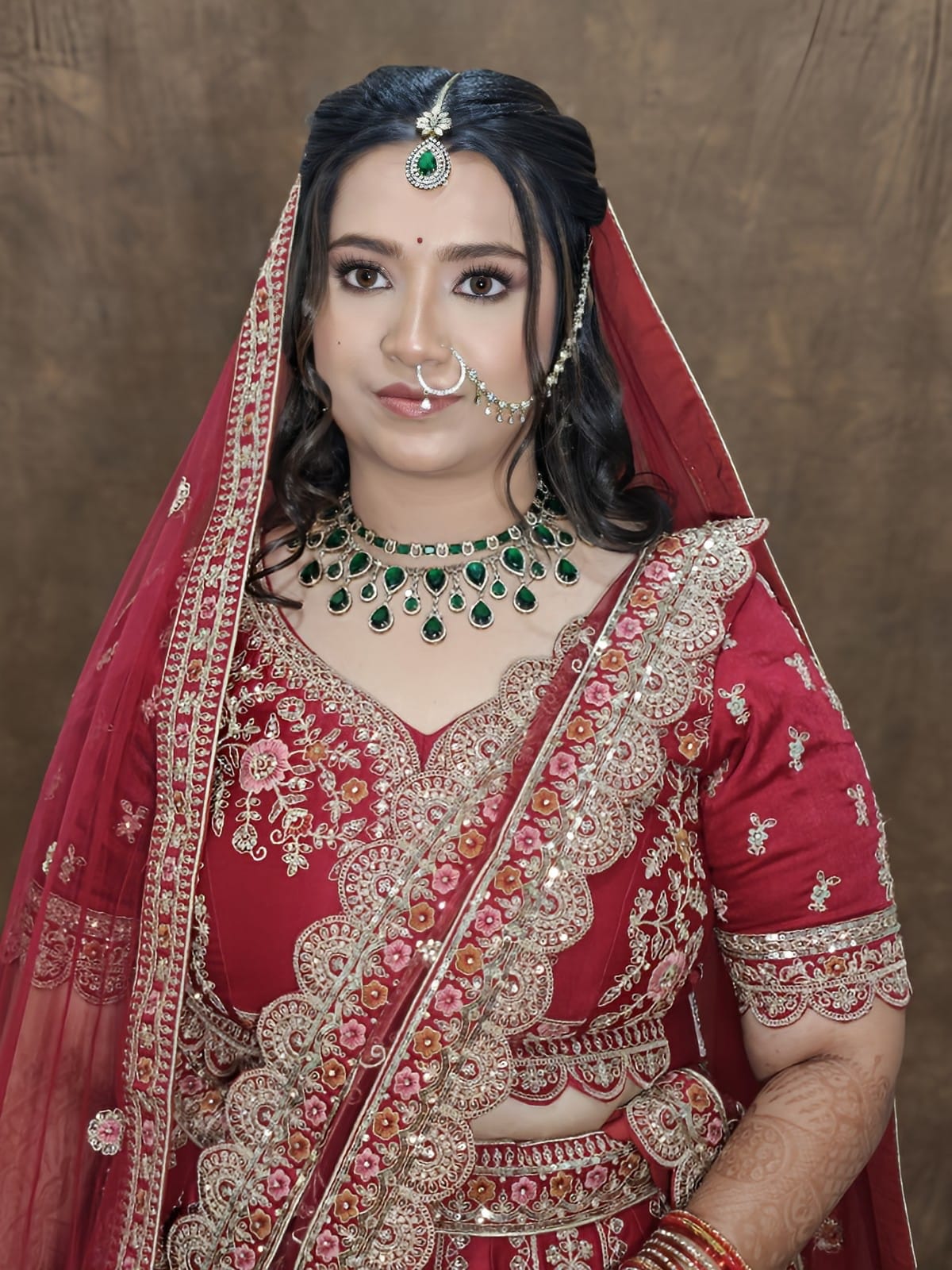 Emerald bridal makeup by DSB Makeovers