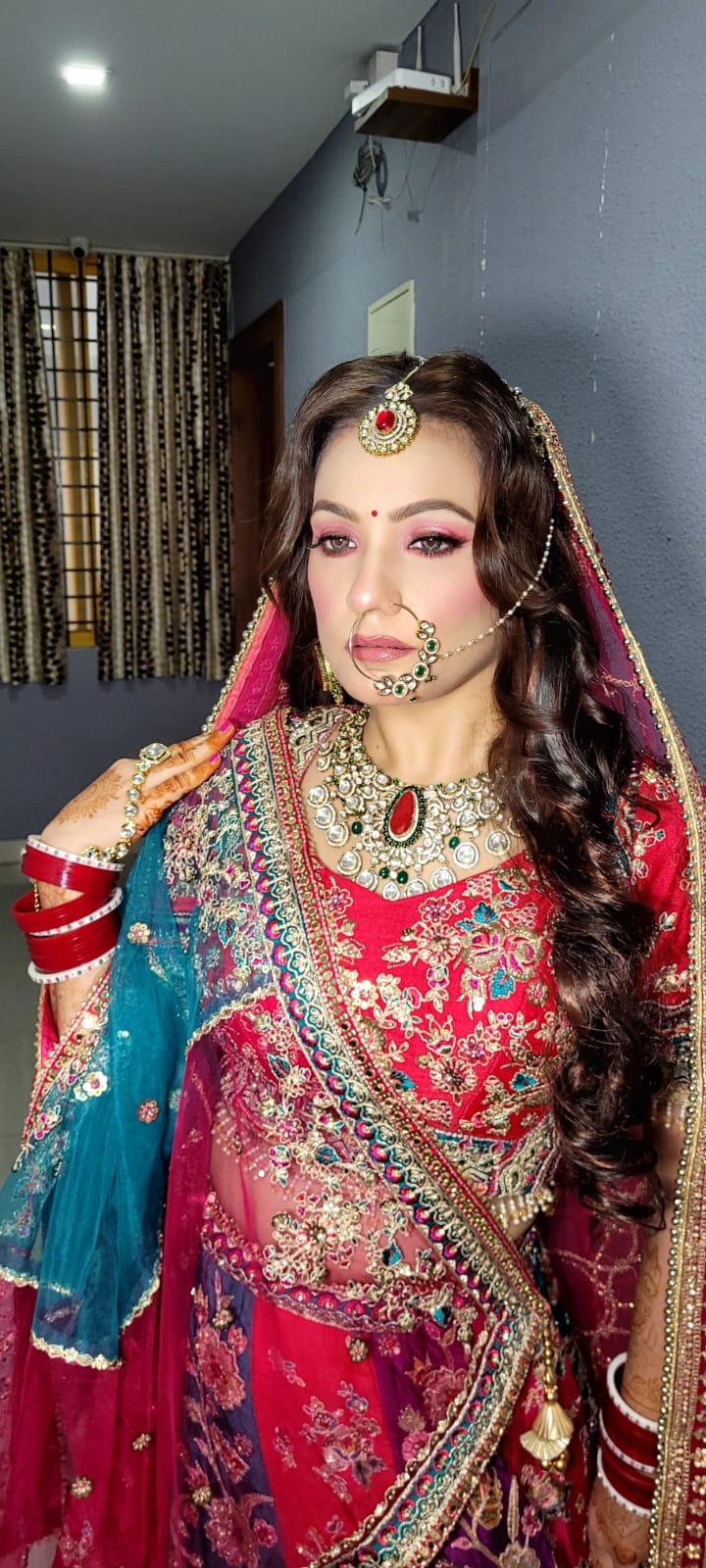 Festive bridal makeup by DSB Makeovers